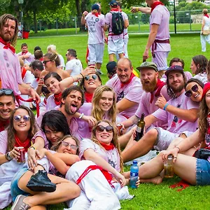 Running Of The Bulls , Pamplona Spain